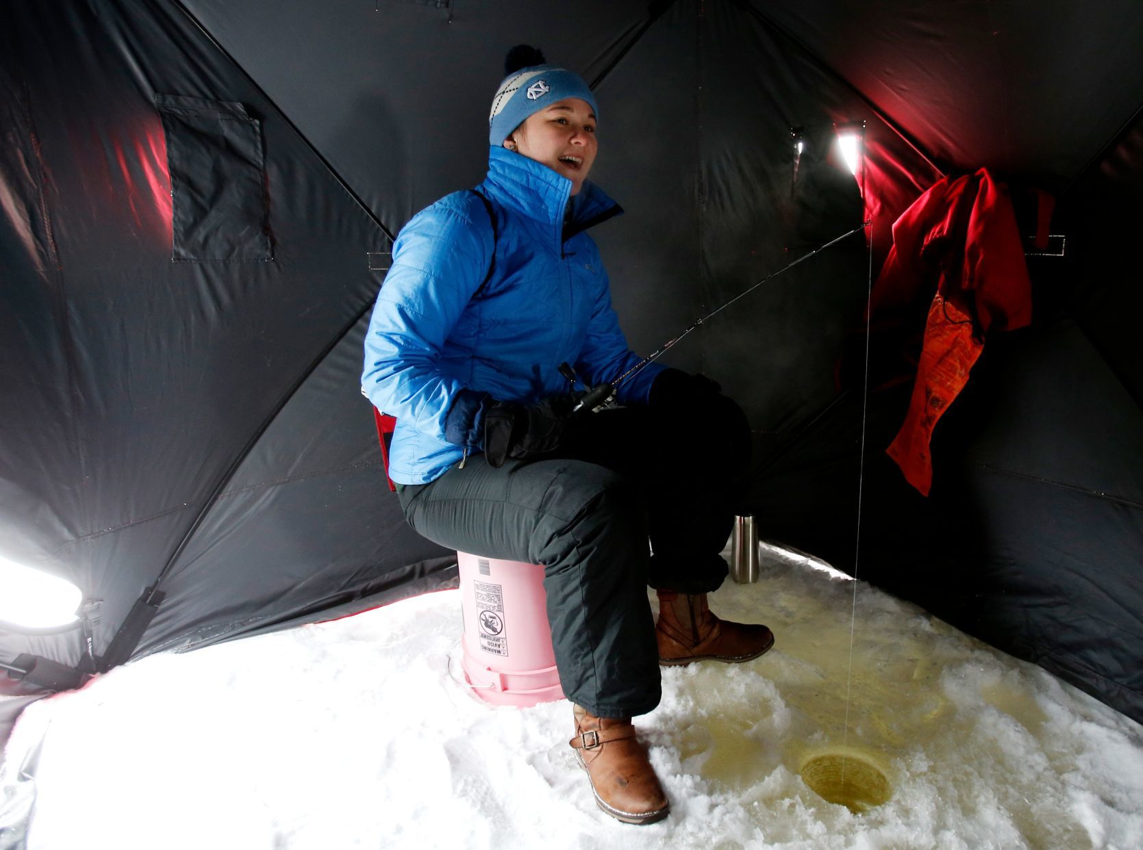 Ice fishing workshop